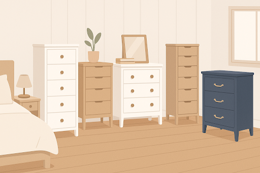 5 Chest of Drawers That Work Perfectly in Small Bedrooms