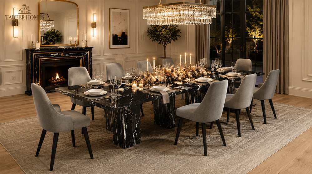 8 Seater Dining Table Guide: How to Choose the Right Size, Shape, and Finish