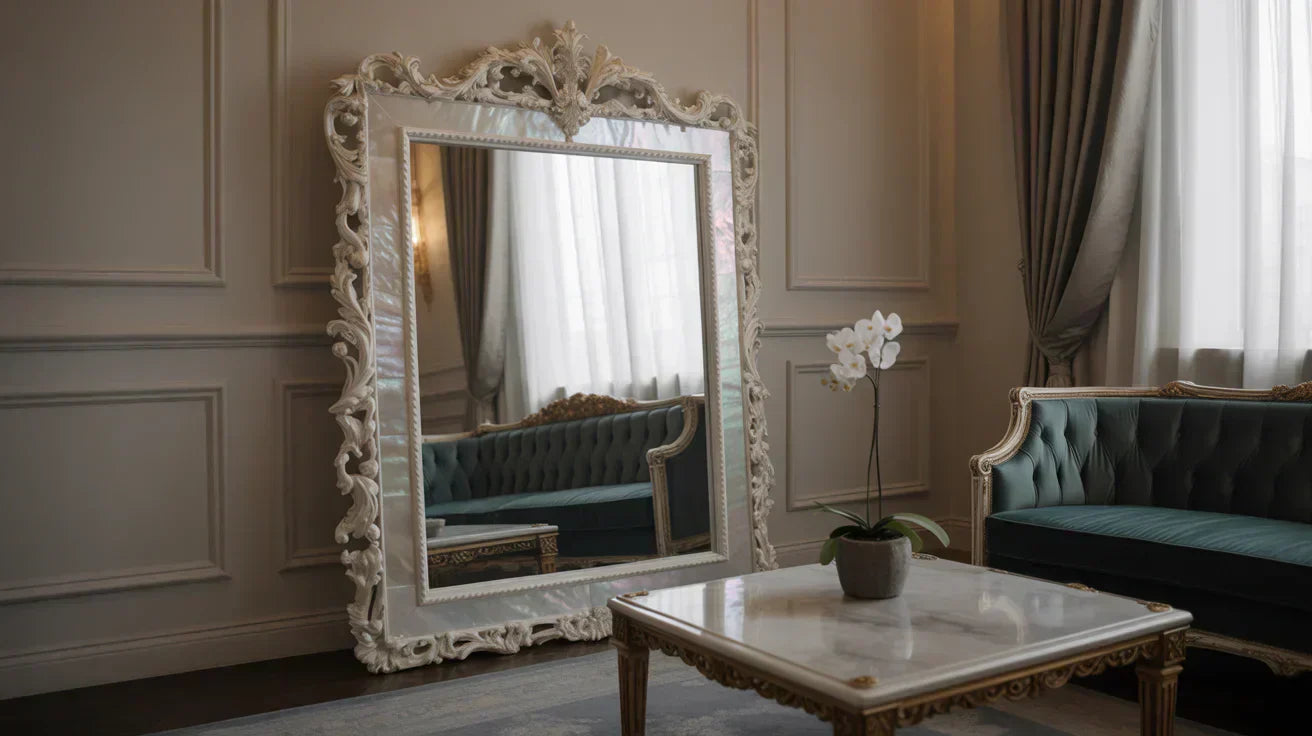 Mother Of Pearl Mirror