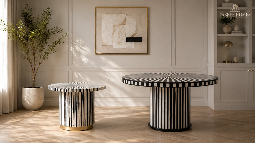 Marble vs Wood Dining Table: Which Lasts Longer in UAE Homes?