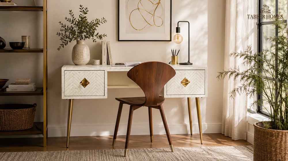 Mother of Pearl Desks: Elegant Home-Office Statement Pieces