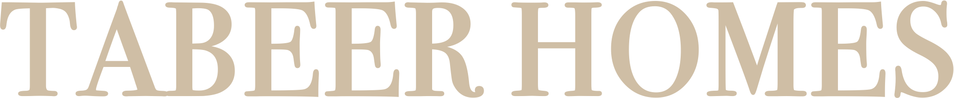 Tabeer Homes Logo