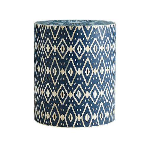 Jade Side Table - Blue Bone Inlay - Tabeer Homes
