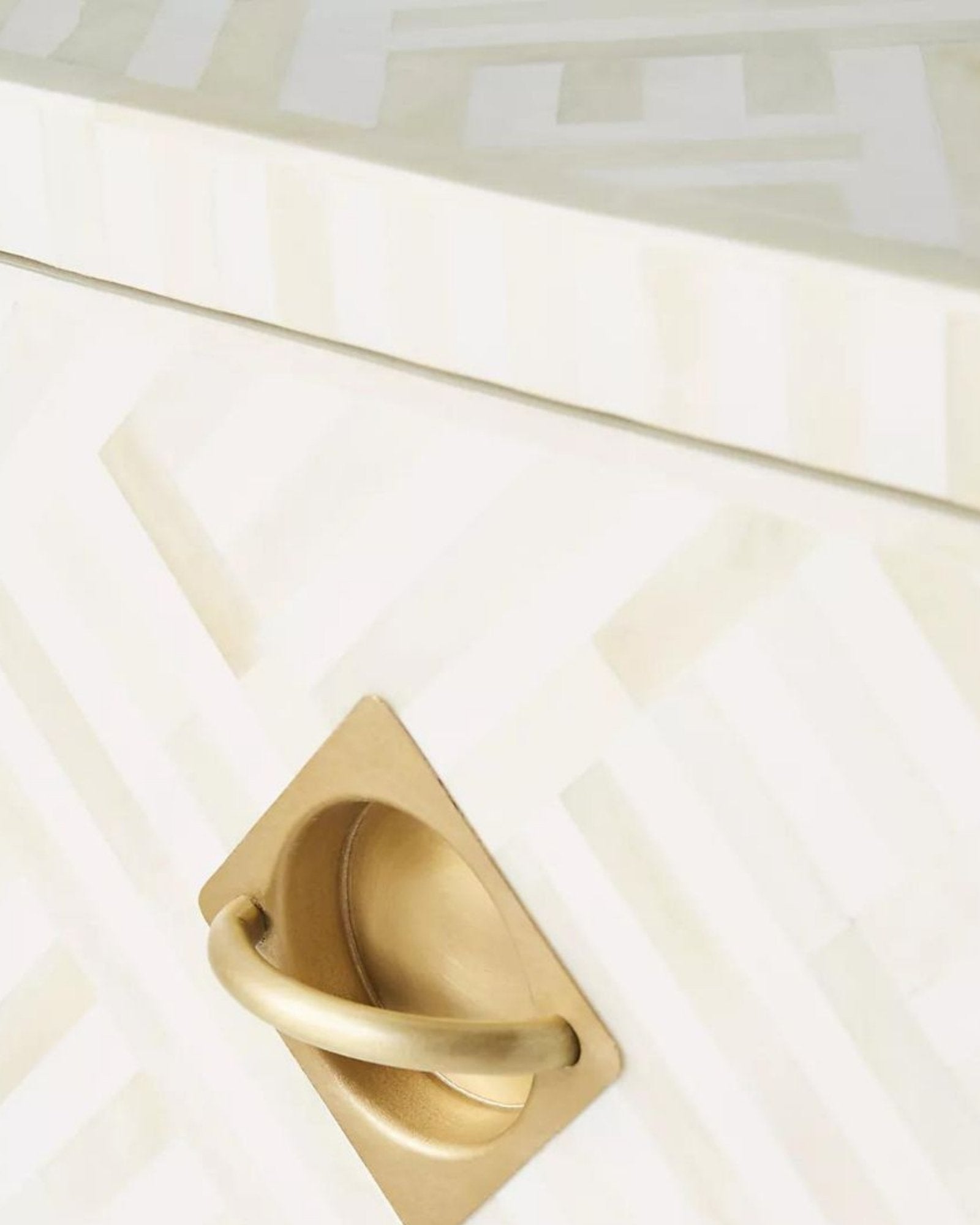 Ameerah Chest of Drawers - White Bone Inlay - Tabeer Homes