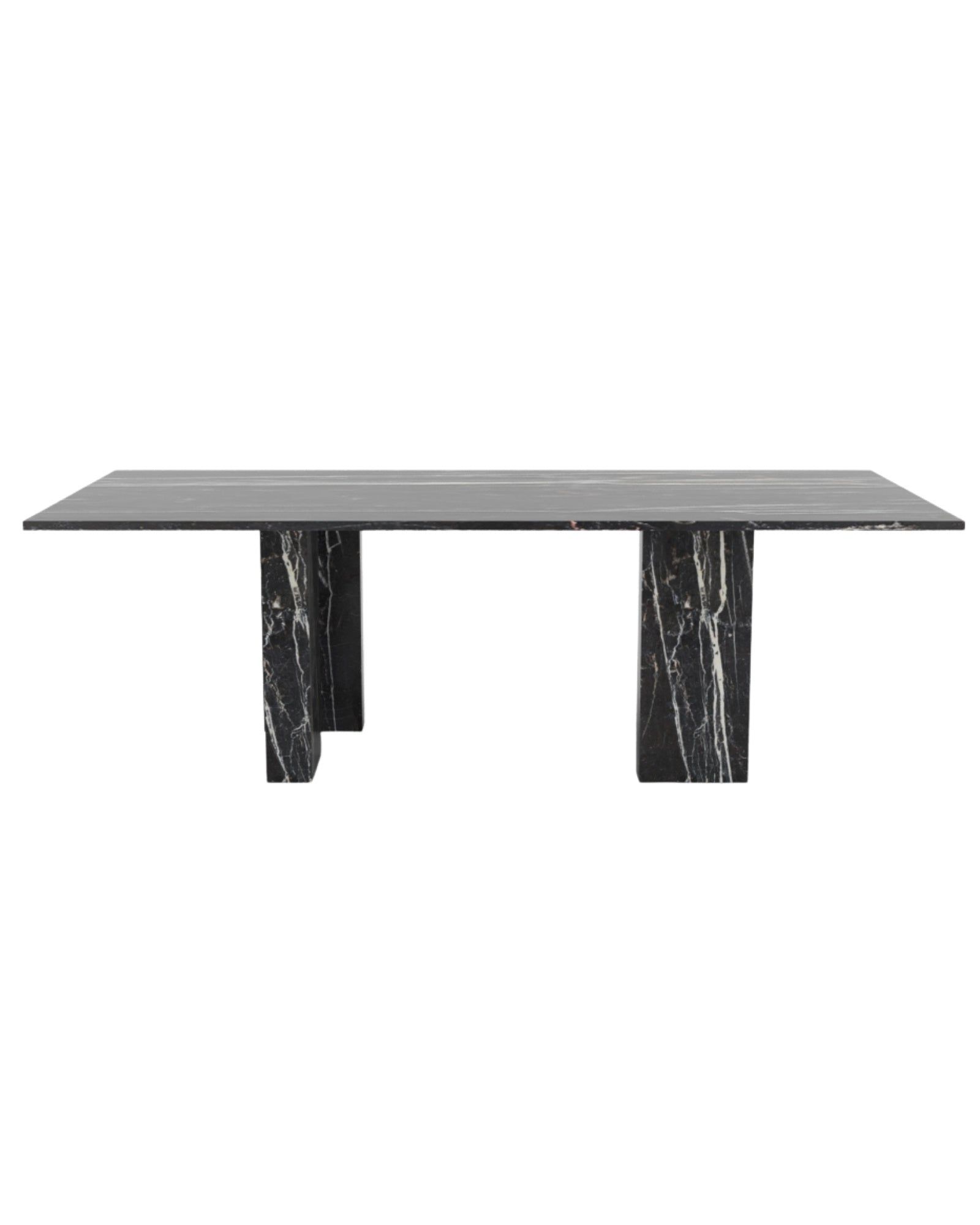 Ava Dining Table - 8 Seater Marble Clad - Tabeer Homes