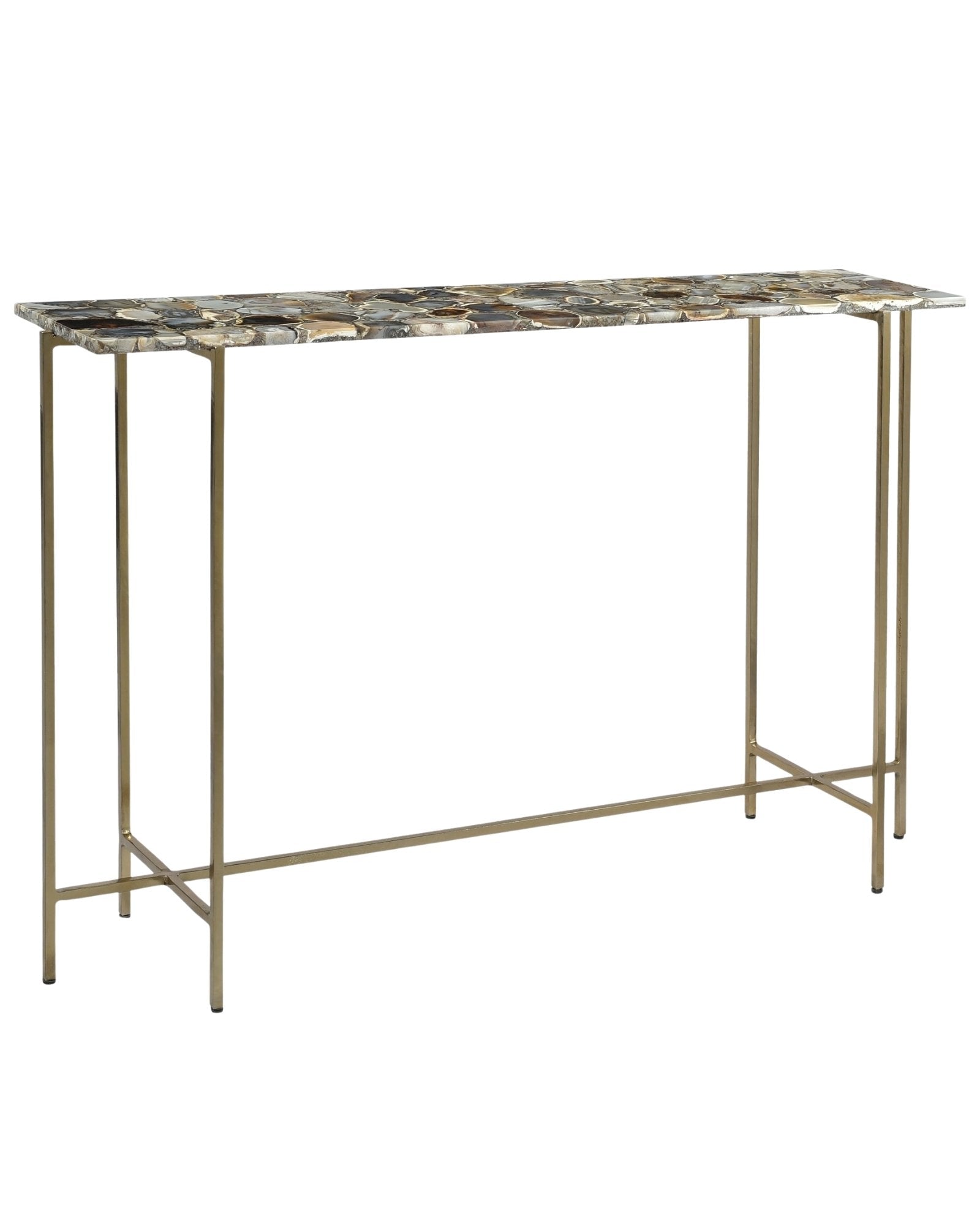 Dawn Console Table - Grey Agate - Tabeer Homes