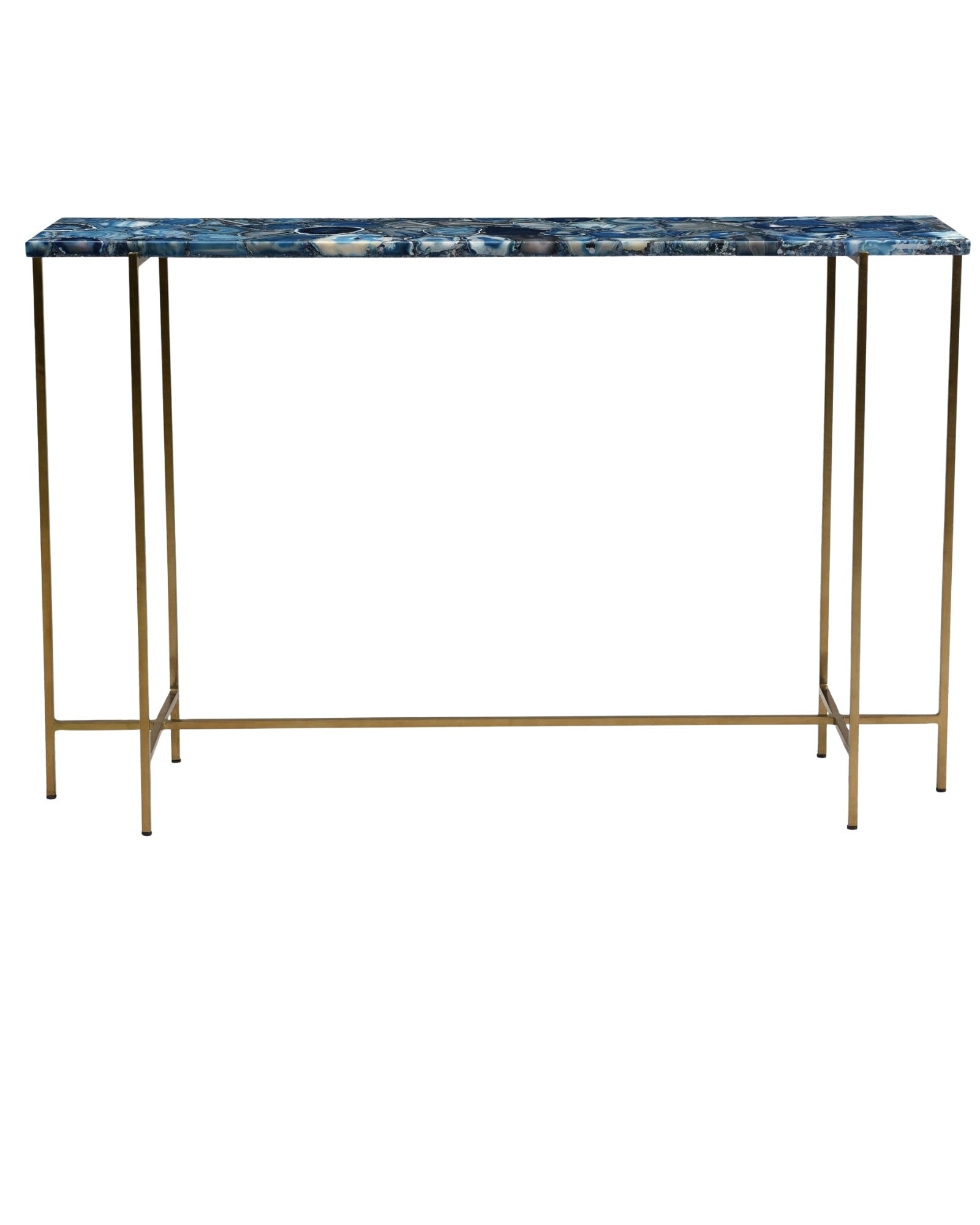 Cobalt Console Table - Blue Agate - Tabeer Homes