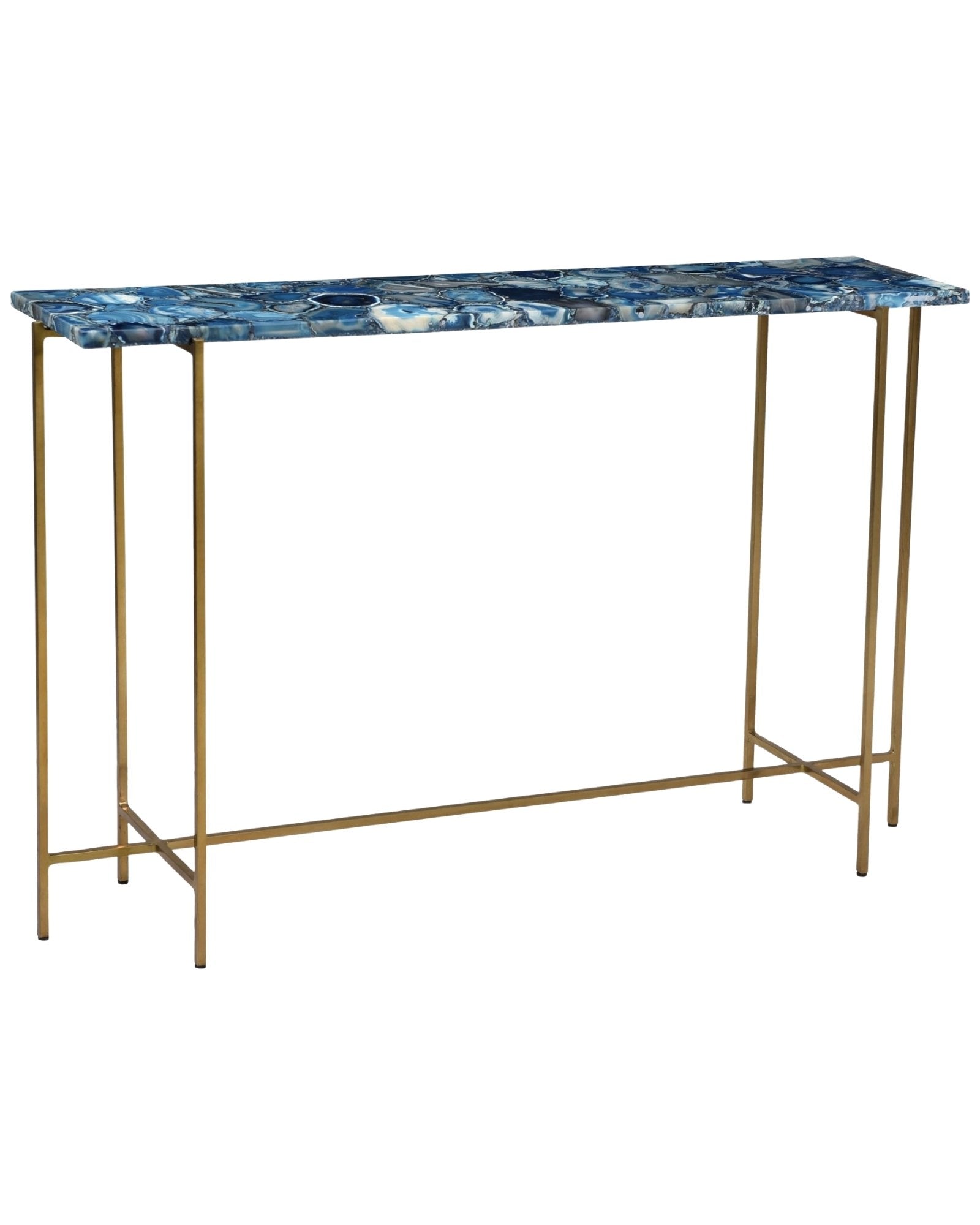 Cobalt Console Table - Blue Agate - Tabeer Homes