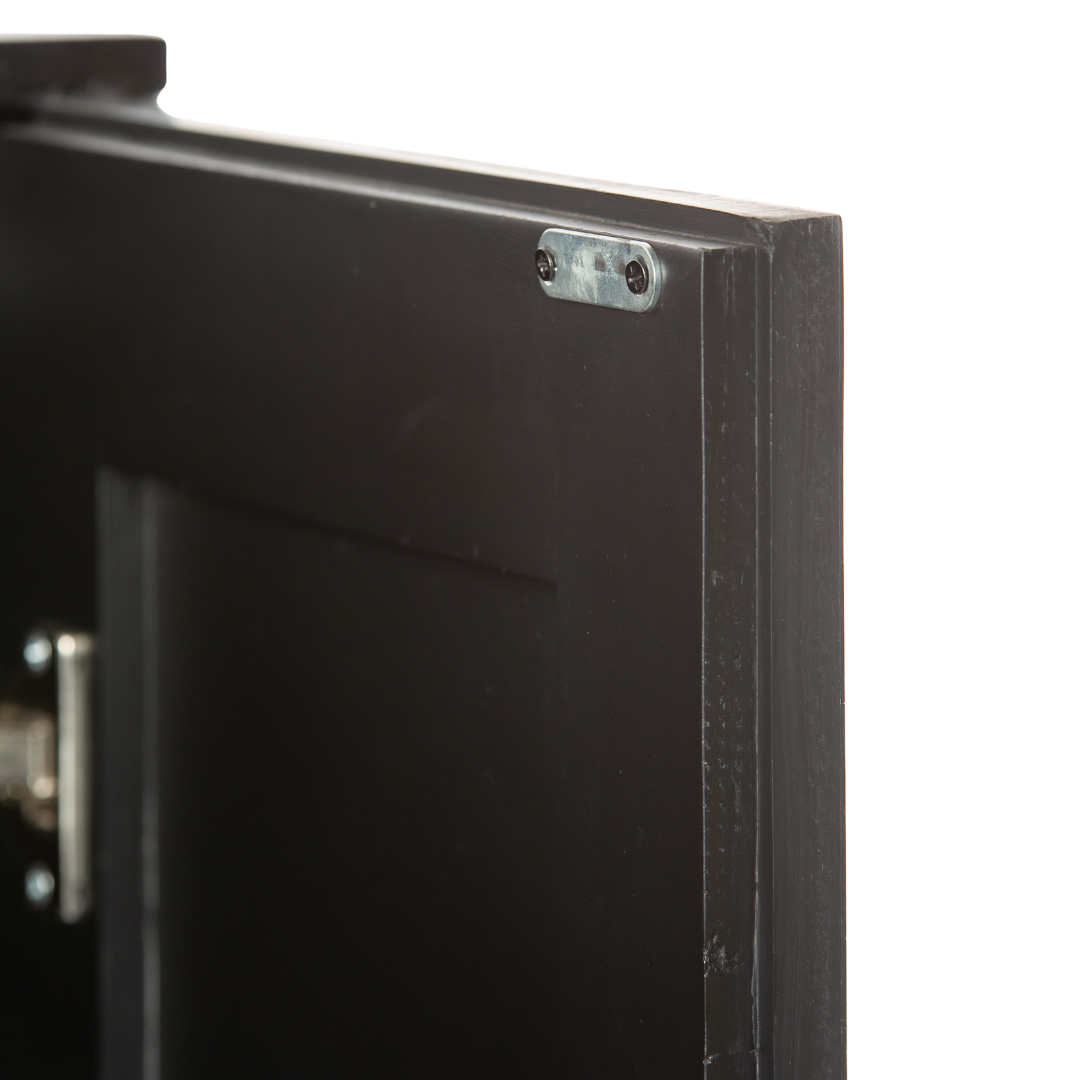 Elnaz Bar Cabinet - Black & White Bone Inlay by Tabeer Homes