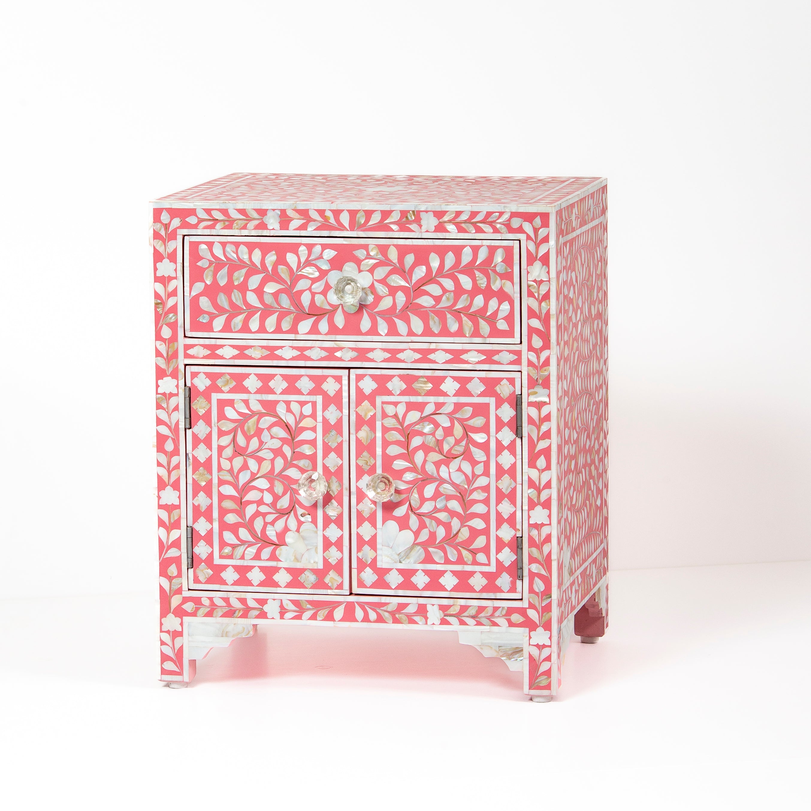 Iris Side Drawer - Pink Mother of Pearl