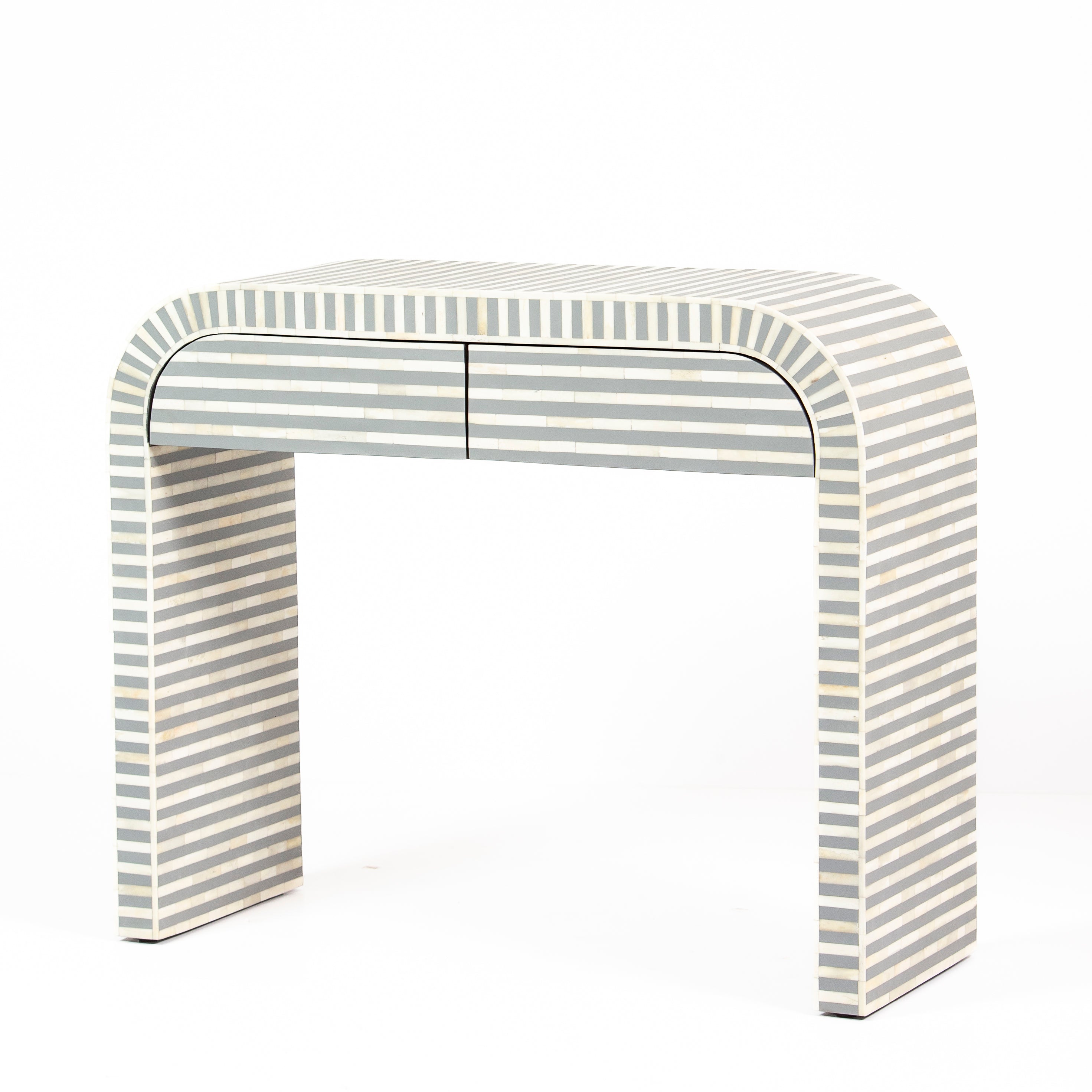 Saphed Dresser Console - Grey Bone Inlay