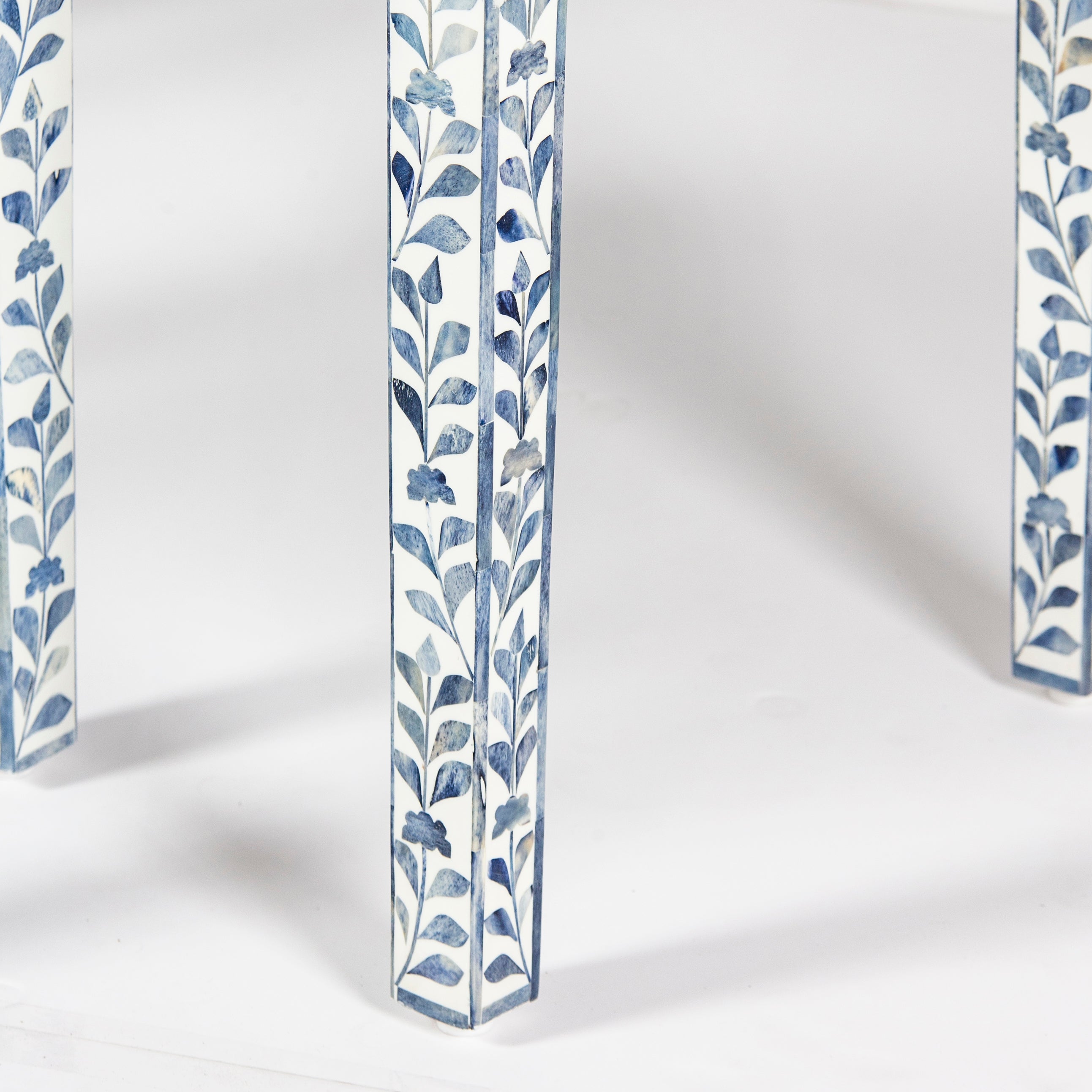 Jade Dresser Console & Stool - Blue Bone Inlay