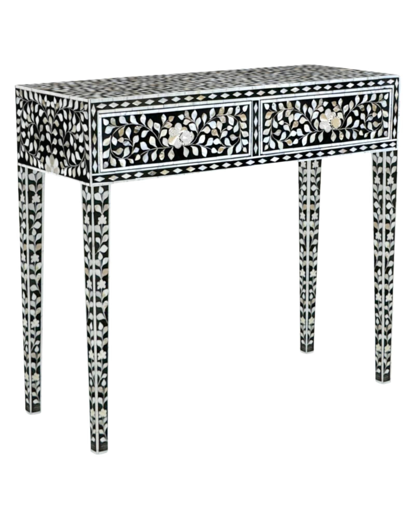 Iris Dresser Console - Black Mother of Pearl