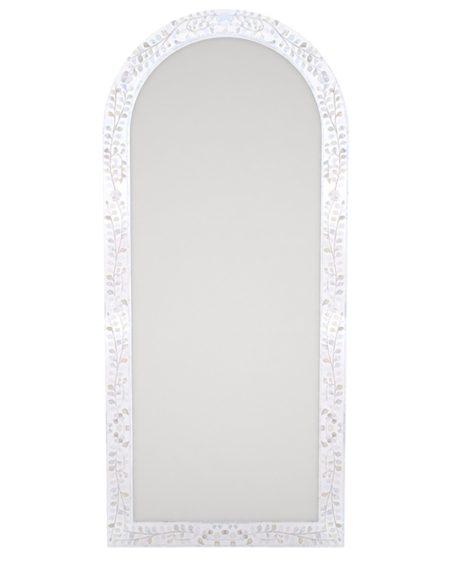 Iris Mirror - White Mother of Pearl Inlay - Tabeer Homes
