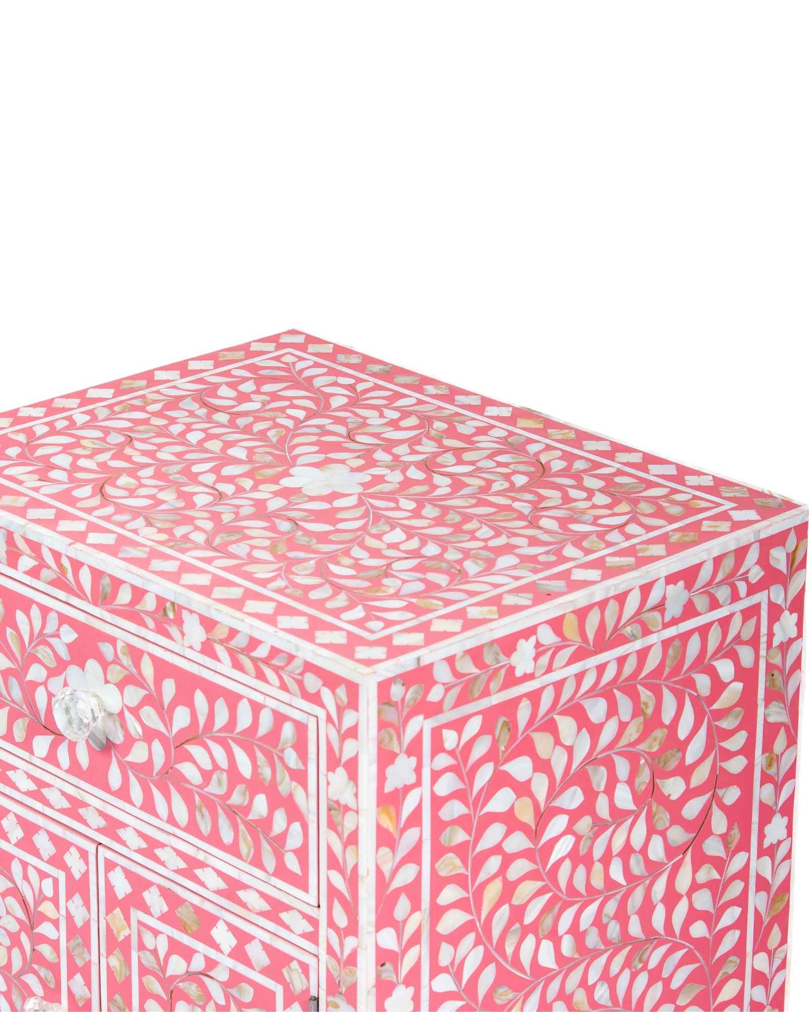 Iris Side Drawer - Pink Mother of Pearl