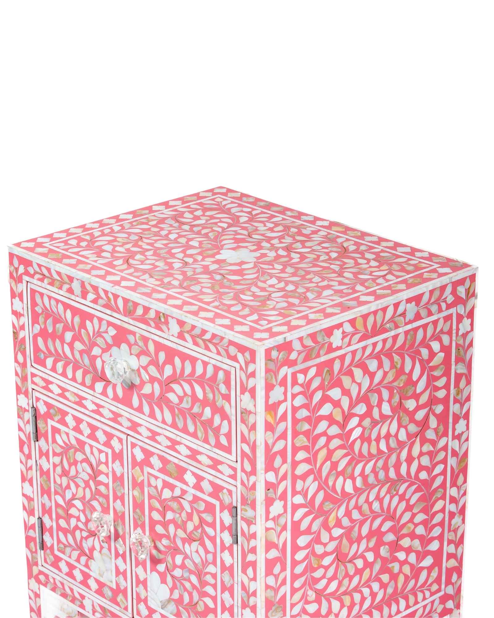 Iris Side Drawer - Pink Mother of Pearl