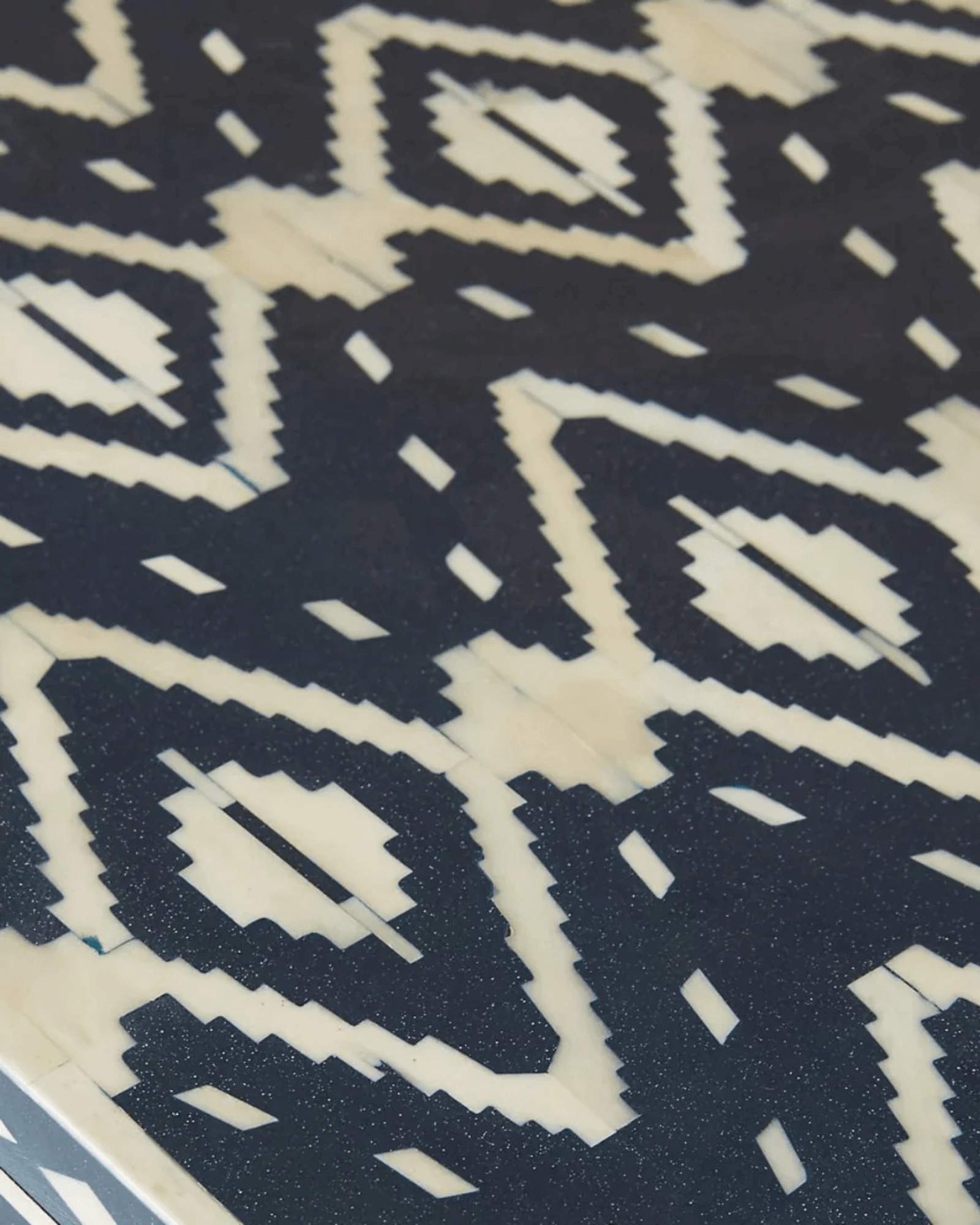 Jade Cabinet - Blue & White Bone Inlay - Tabeer Homes