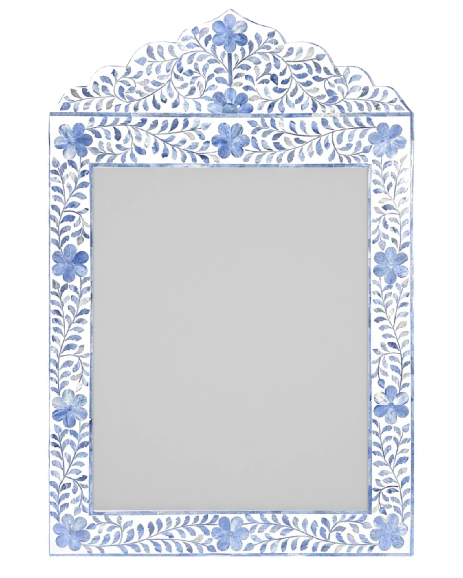 Jade Mirror - Blue Bone Inlay - Tabeer Homes