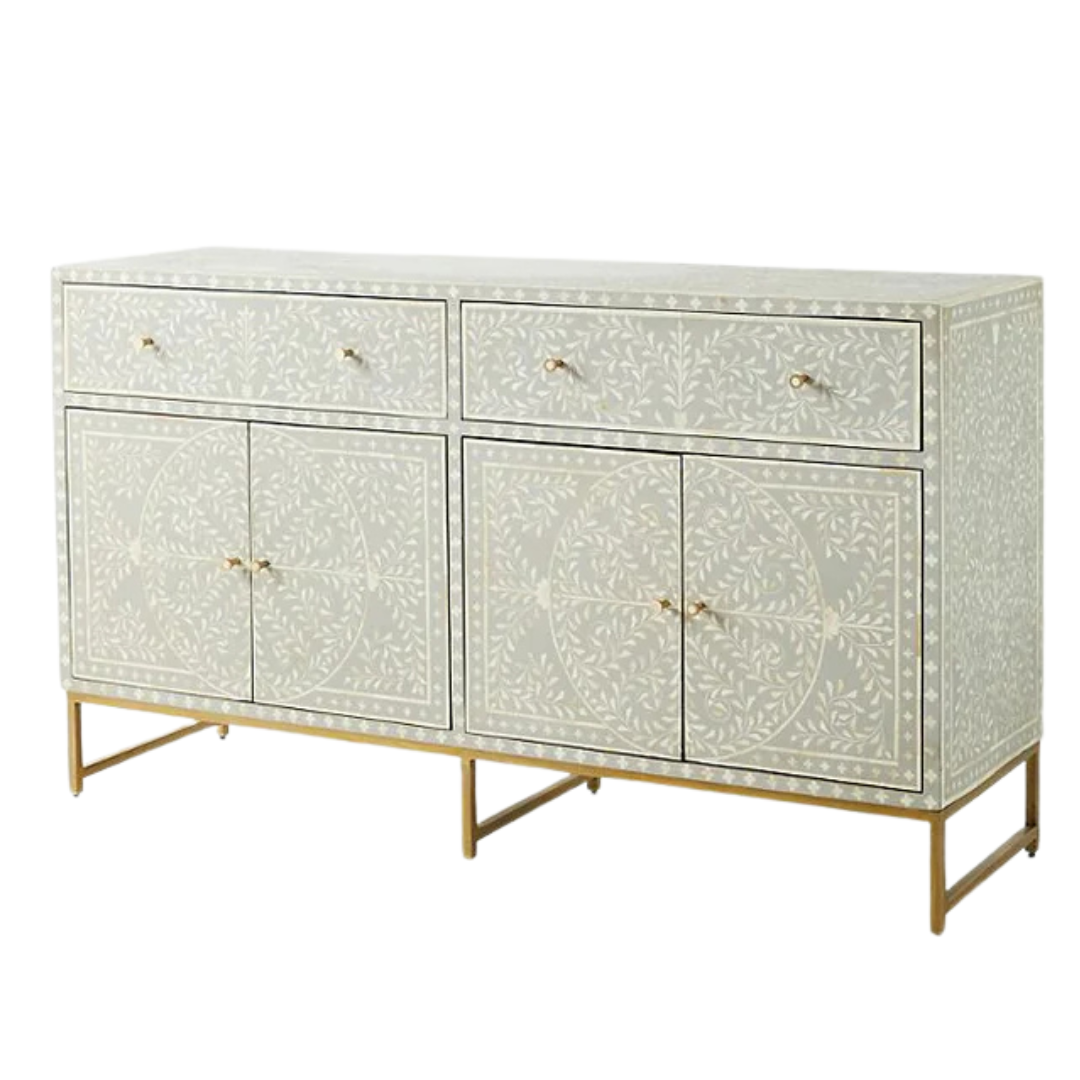 Jade Sideboard Buffet - Grey Bone Inlay - Tabeer Homes