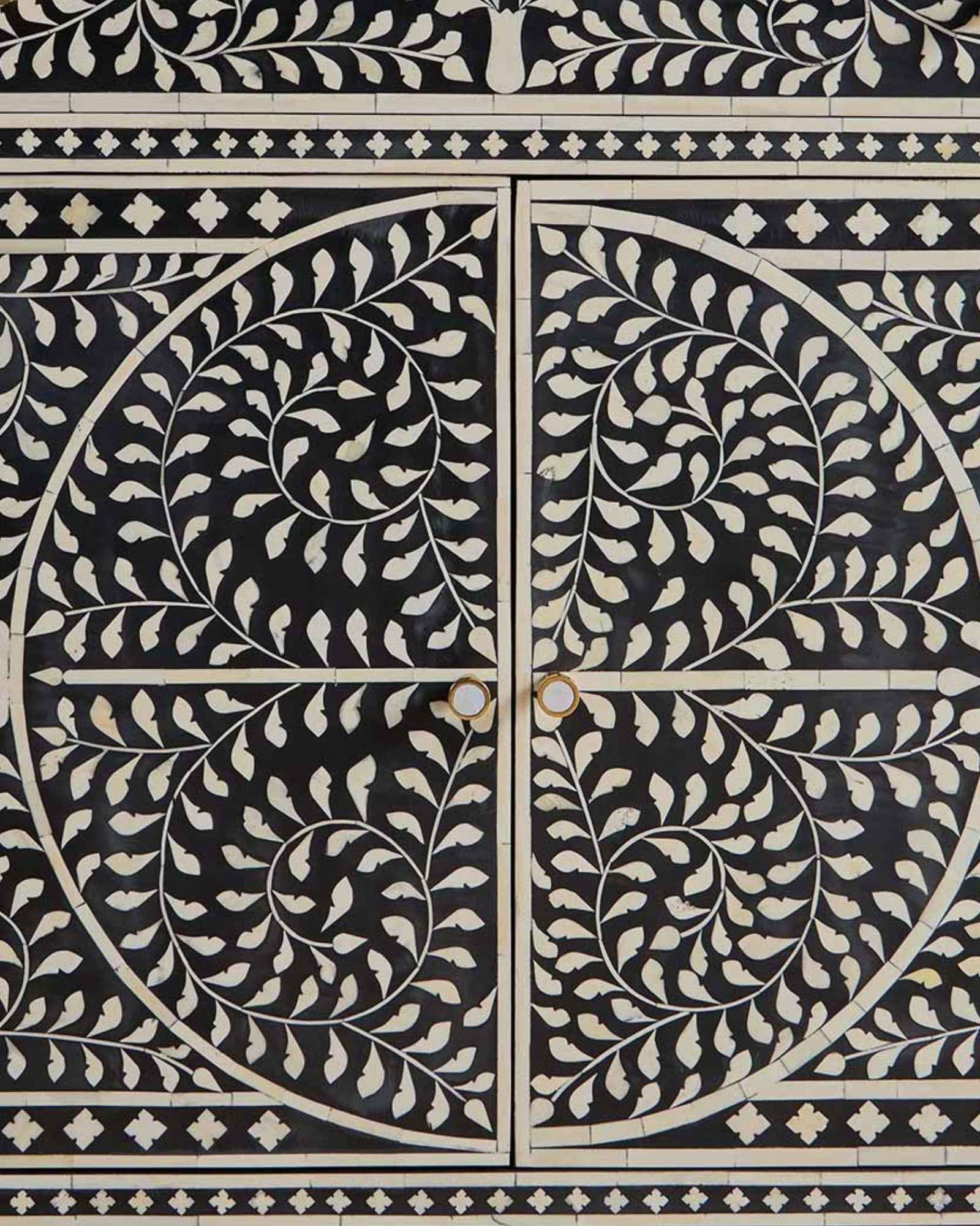 Jade Sideboard Buffet - Black Bone Inlay - Tabeer Homes