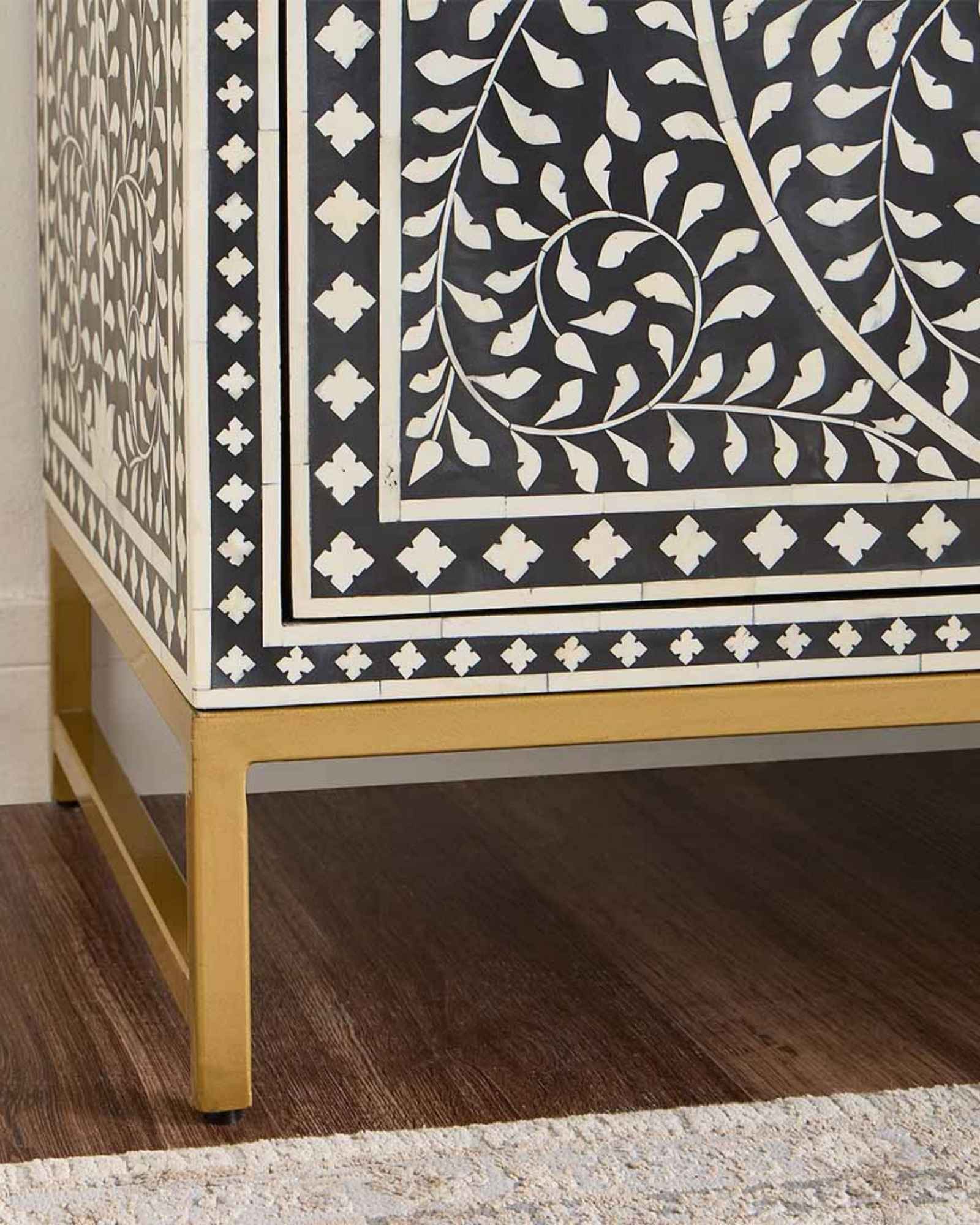 Jade Sideboard Buffet - Black Bone Inlay - Tabeer Homes
