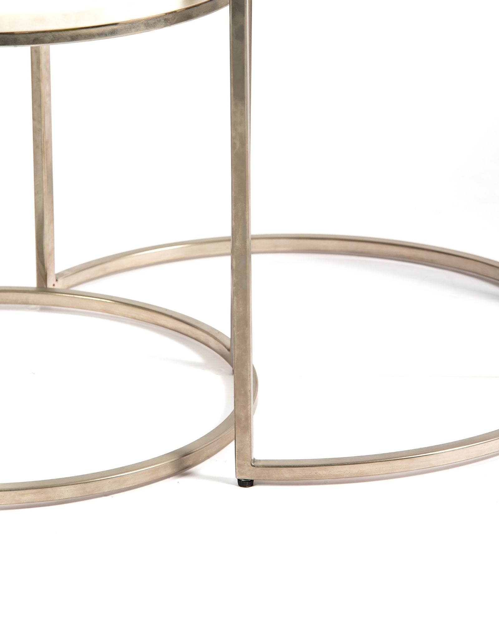 Kazi Side Table - White Marble