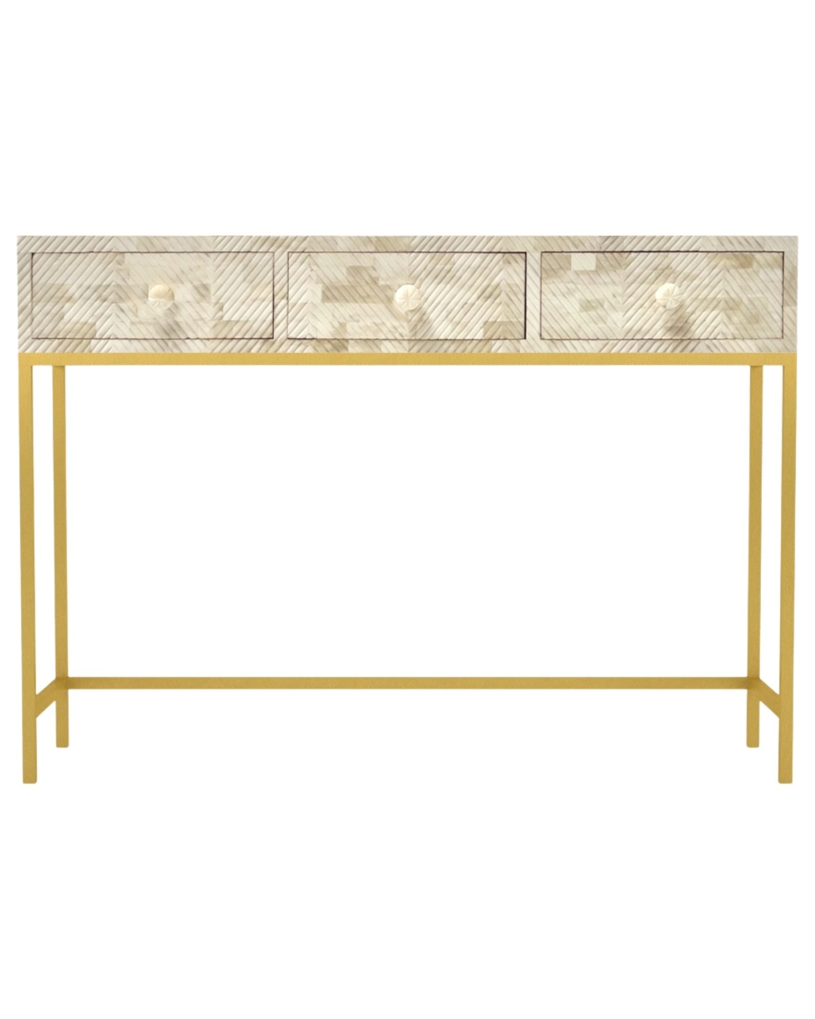 Lasvit Dresser Console - Bone Carved - Tabeer Homes