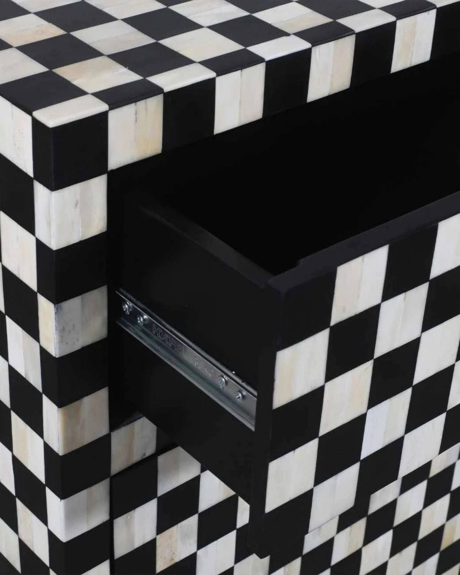 Maze Chest of Drawers - Black Bone Inlay - Tabeer Homes