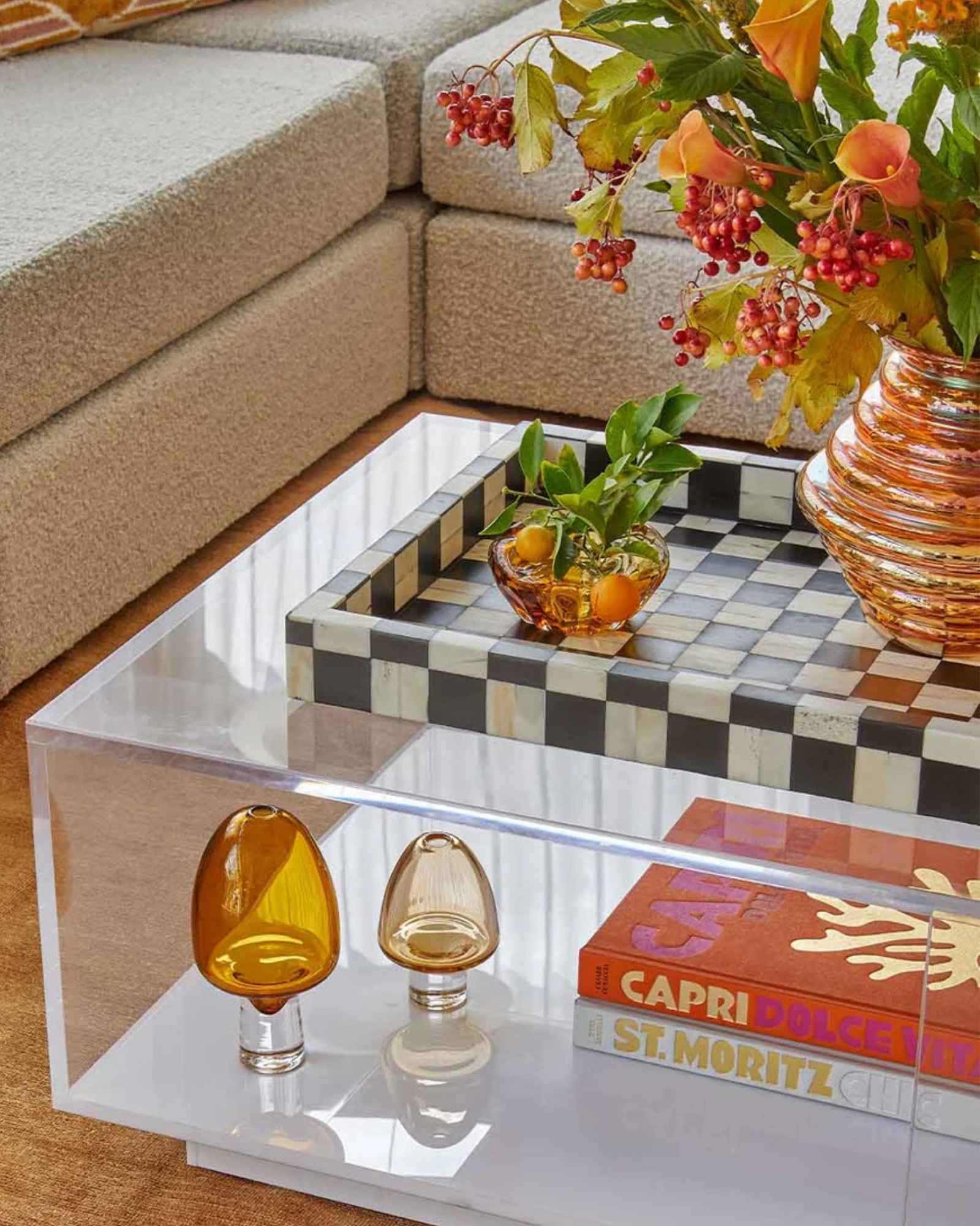 Maze Tray - Black Bone Inlay - Tabeer Homes
