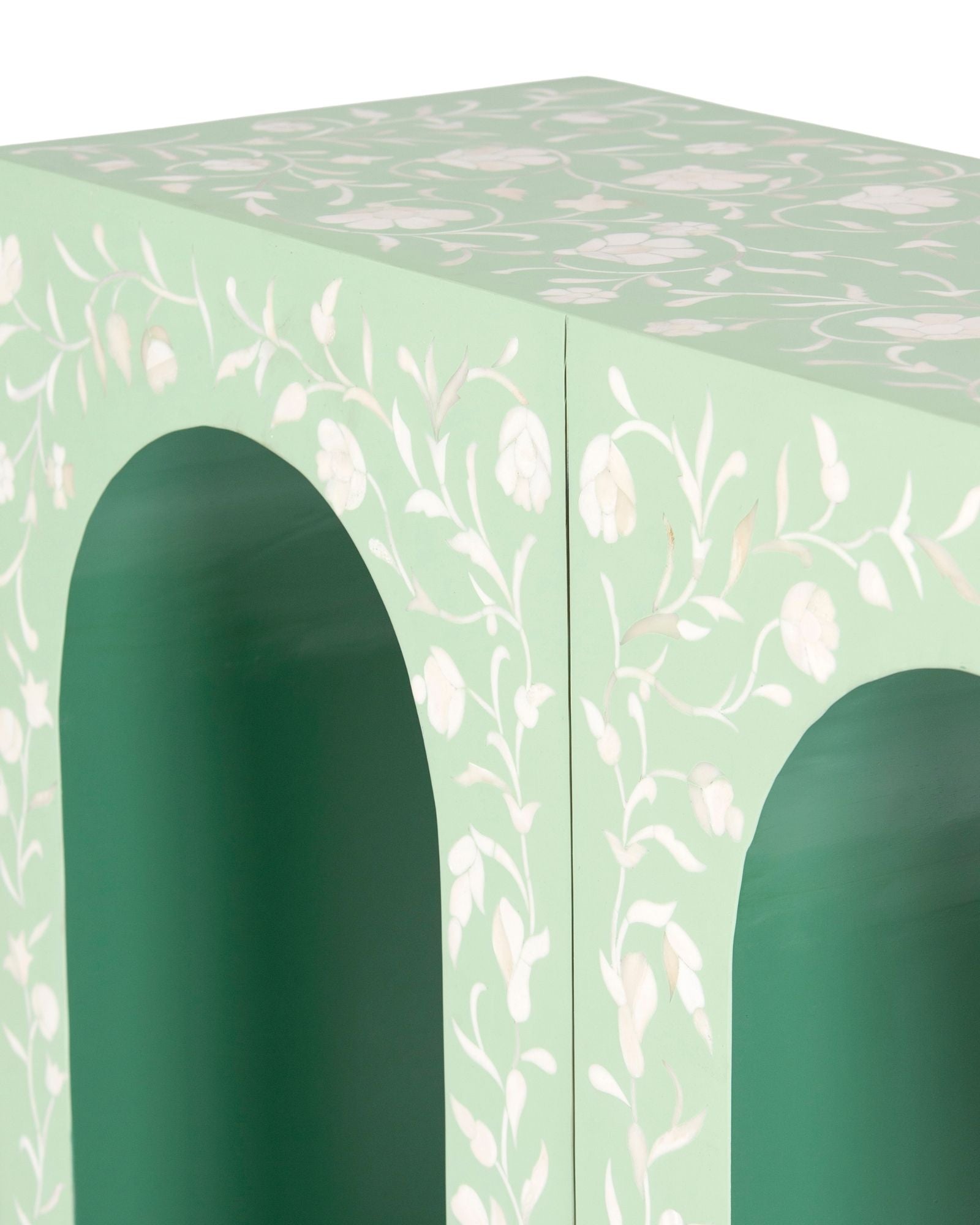 Rosetta Console - Green Bone Inlay