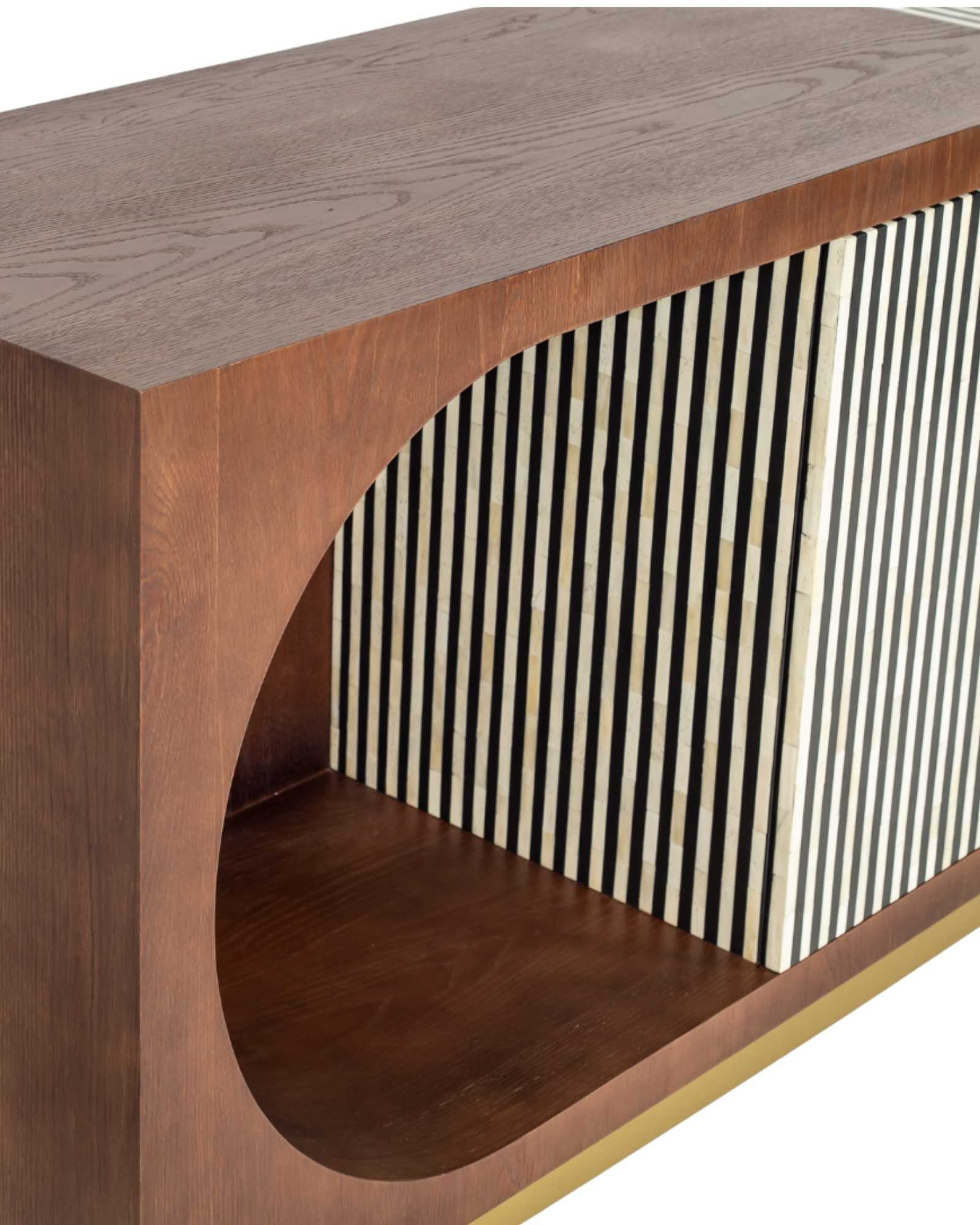 Saphed Sideboard - Black Bone Inlay - Tabeer Homes