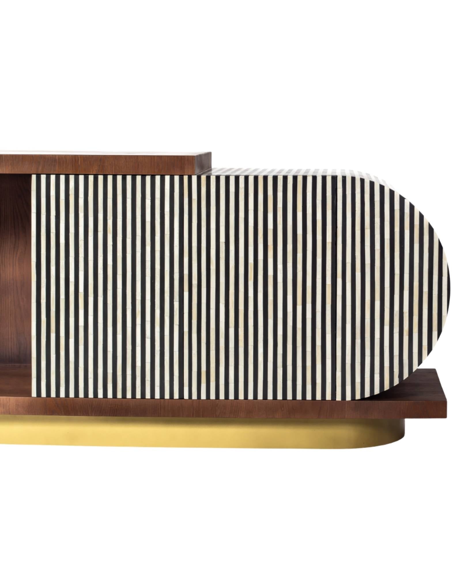 Saphed Sideboard - Black Bone Inlay - Tabeer Homes