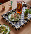 Maze Tray - Black Bone Inlay - Tabeer Homes