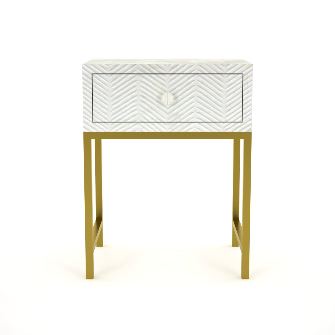 Side Table Bone INlay Online