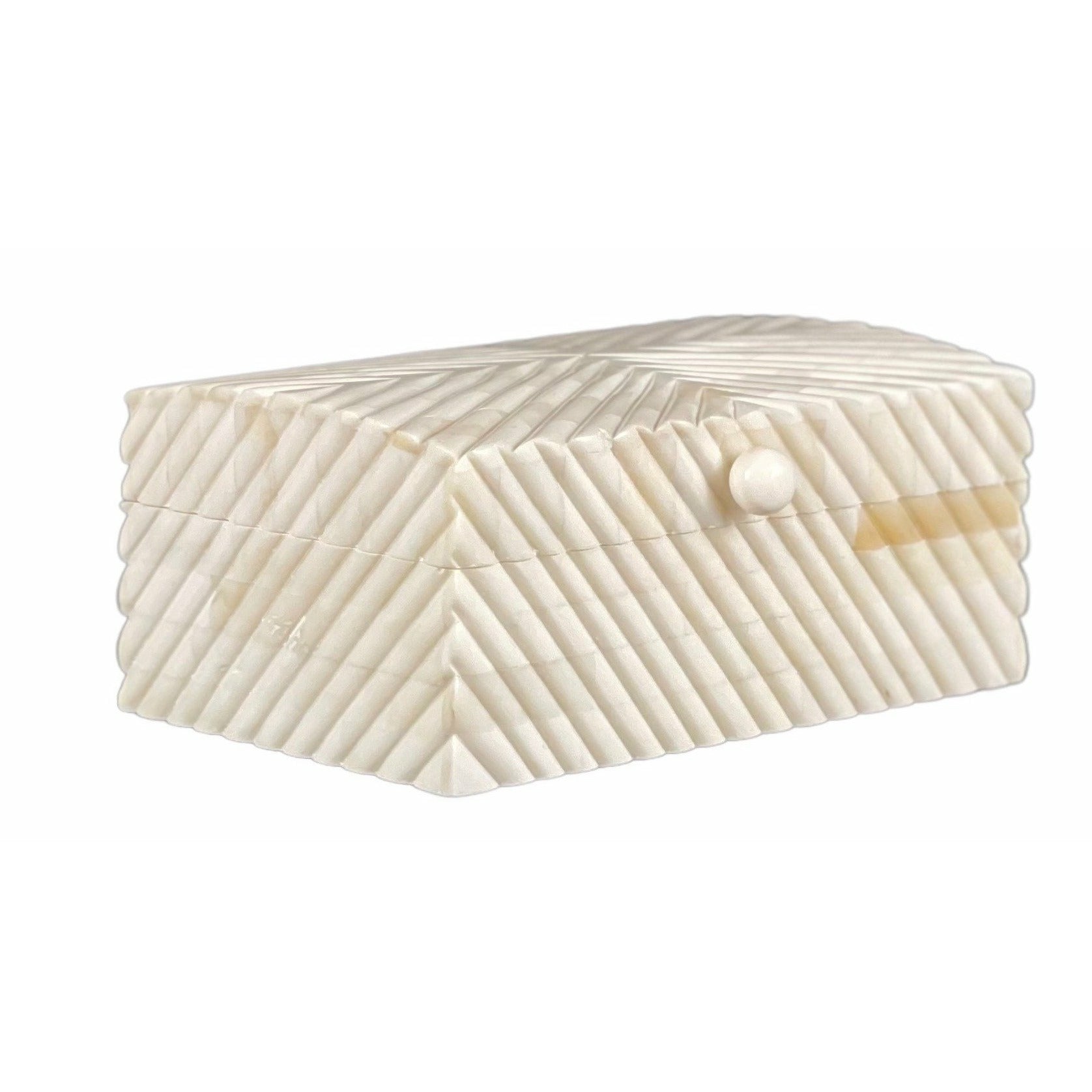 Zoya Small Box - Bone Carved - Tabeer Homes