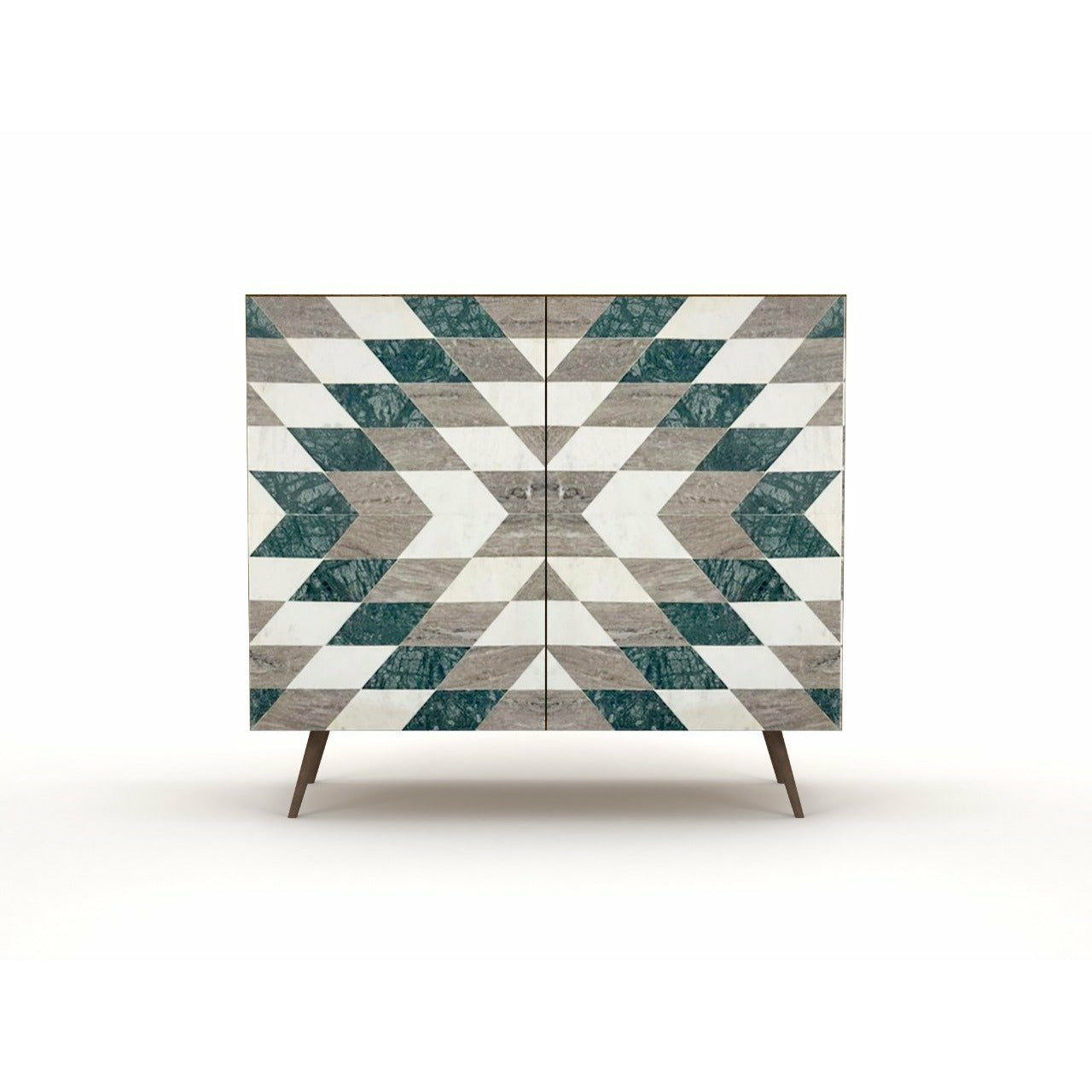 Sona Cabinet - Marble Clad - Tabeer Homes