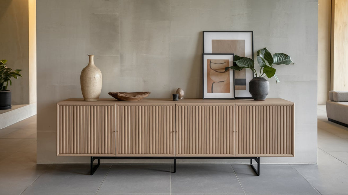 Stylish 3 Door Buffet Cabinets for UAE Homes