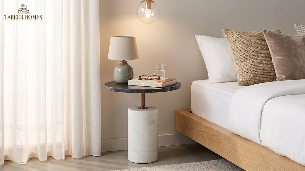 modern bedroom side table