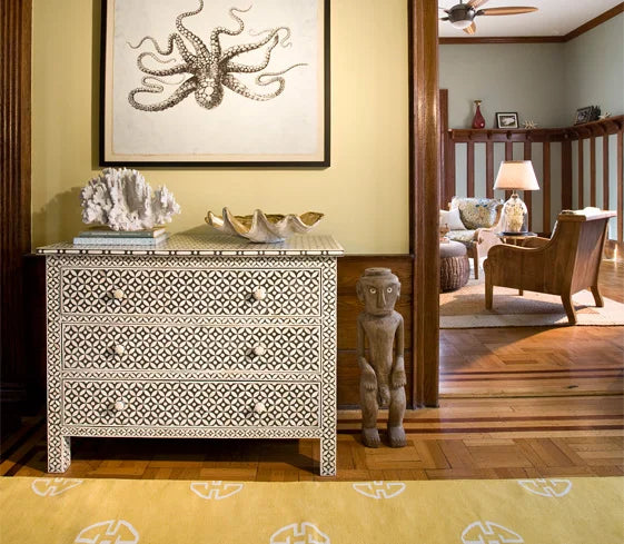 Embrace Boho Chic: Transform Your Space with Bone Inlay Furniture