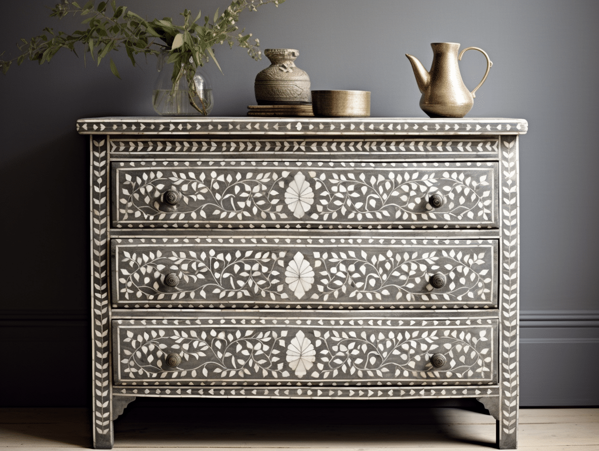 Discover Coastal Chic Living with Mother of Pearl Inlay Furniture