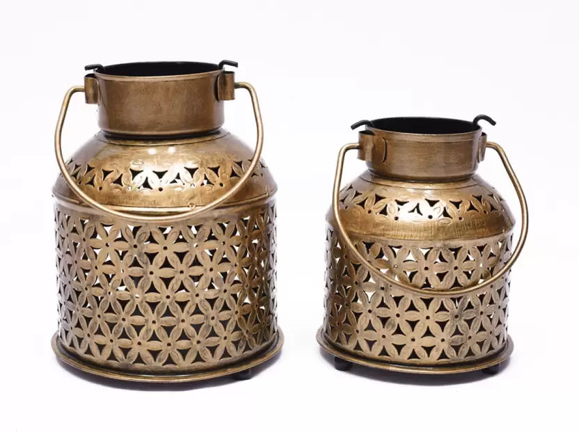 Kara Lantern - Set of 2 Tealight Candle Holder