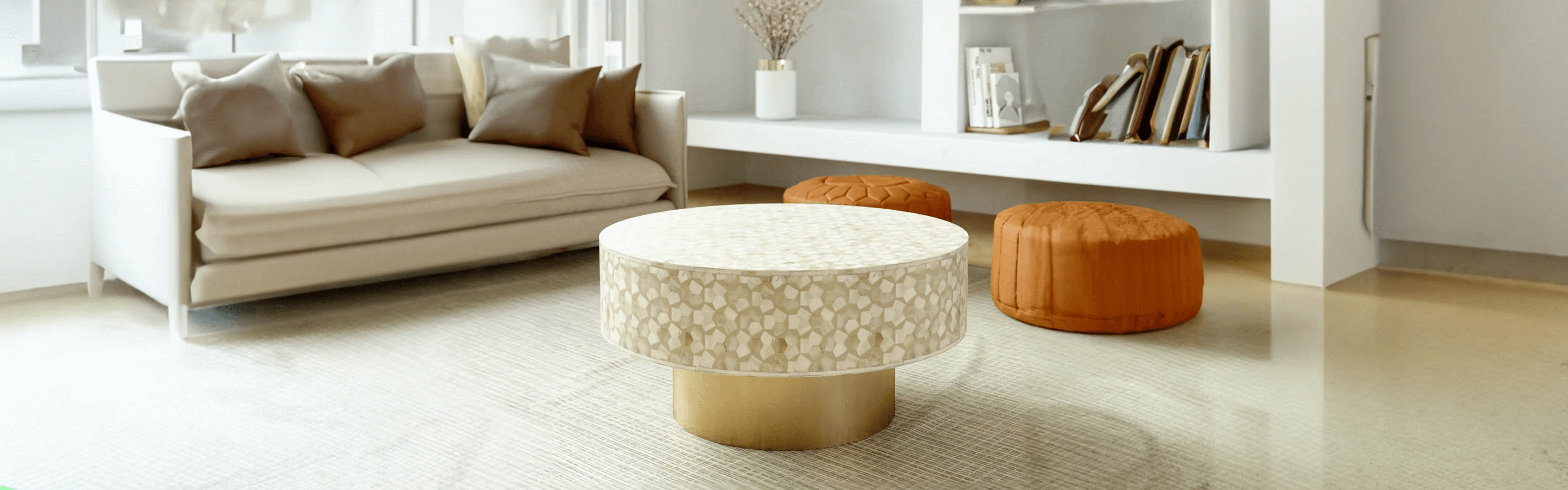 white round coffee table online