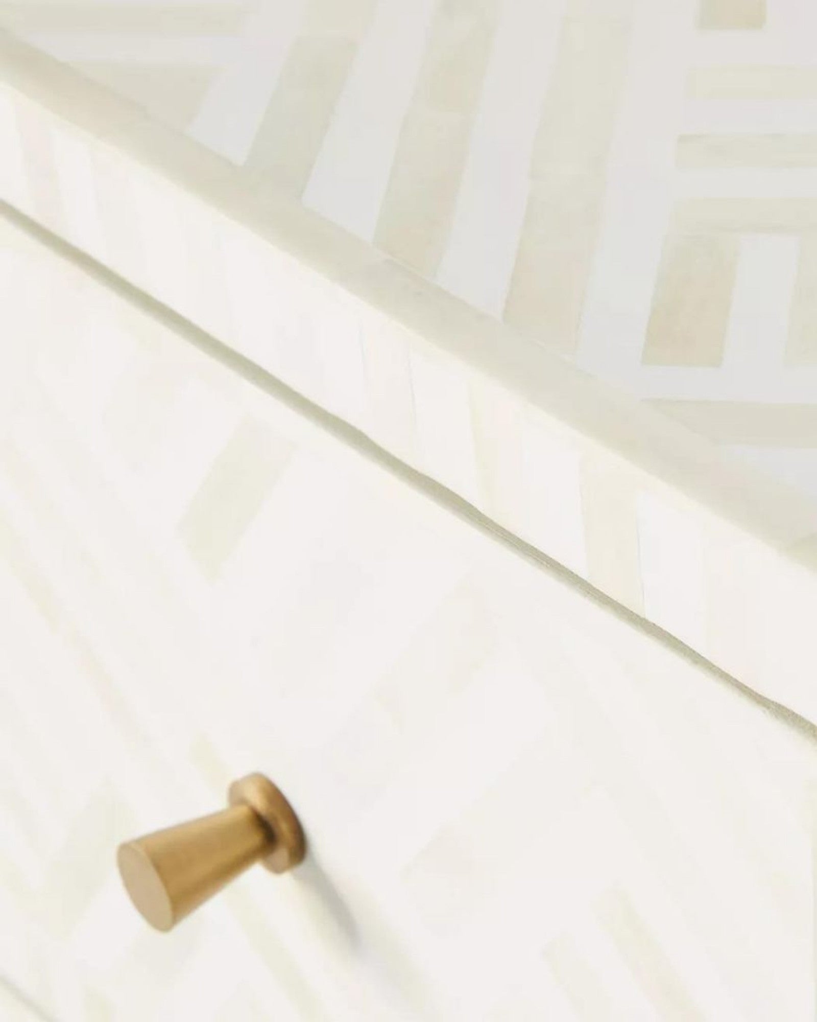 Ameerah Chest of Drawers - White Bone Inlay - Tabeer Homes
