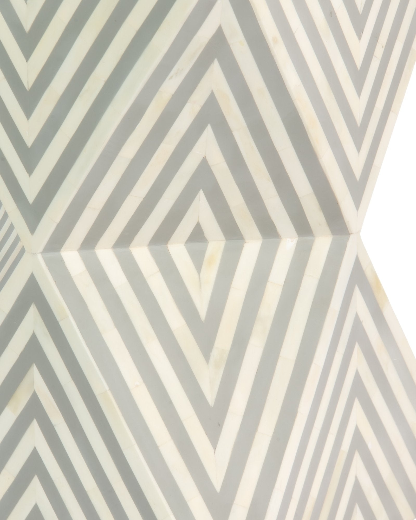 Athaar Side Table - Grey Bone Inlay