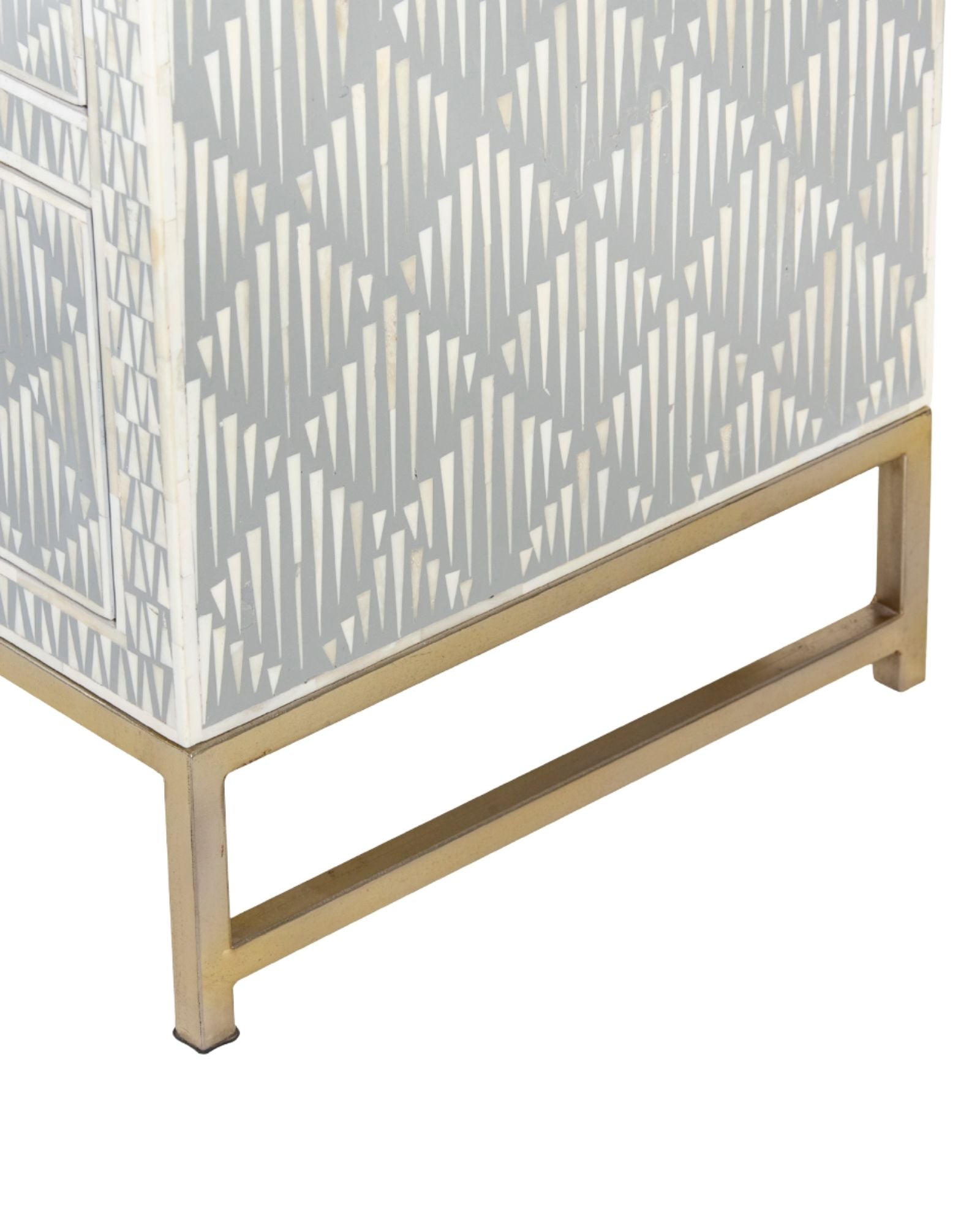 Elnaz Chest of Drawers - Grey Bone Inlay - Tabeer Homes