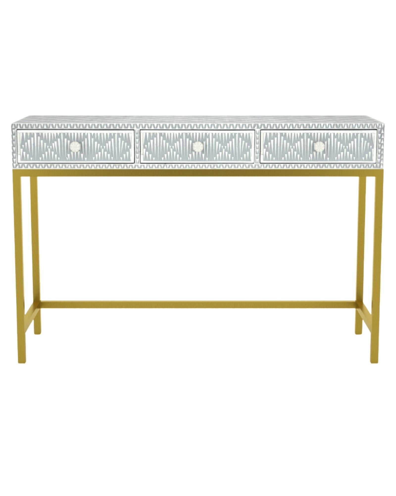 Elnaz Dresser Console - Grey Bone Inlay