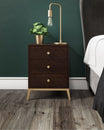Ewan Side Drawer - Dark Wood - Tabeer Homes