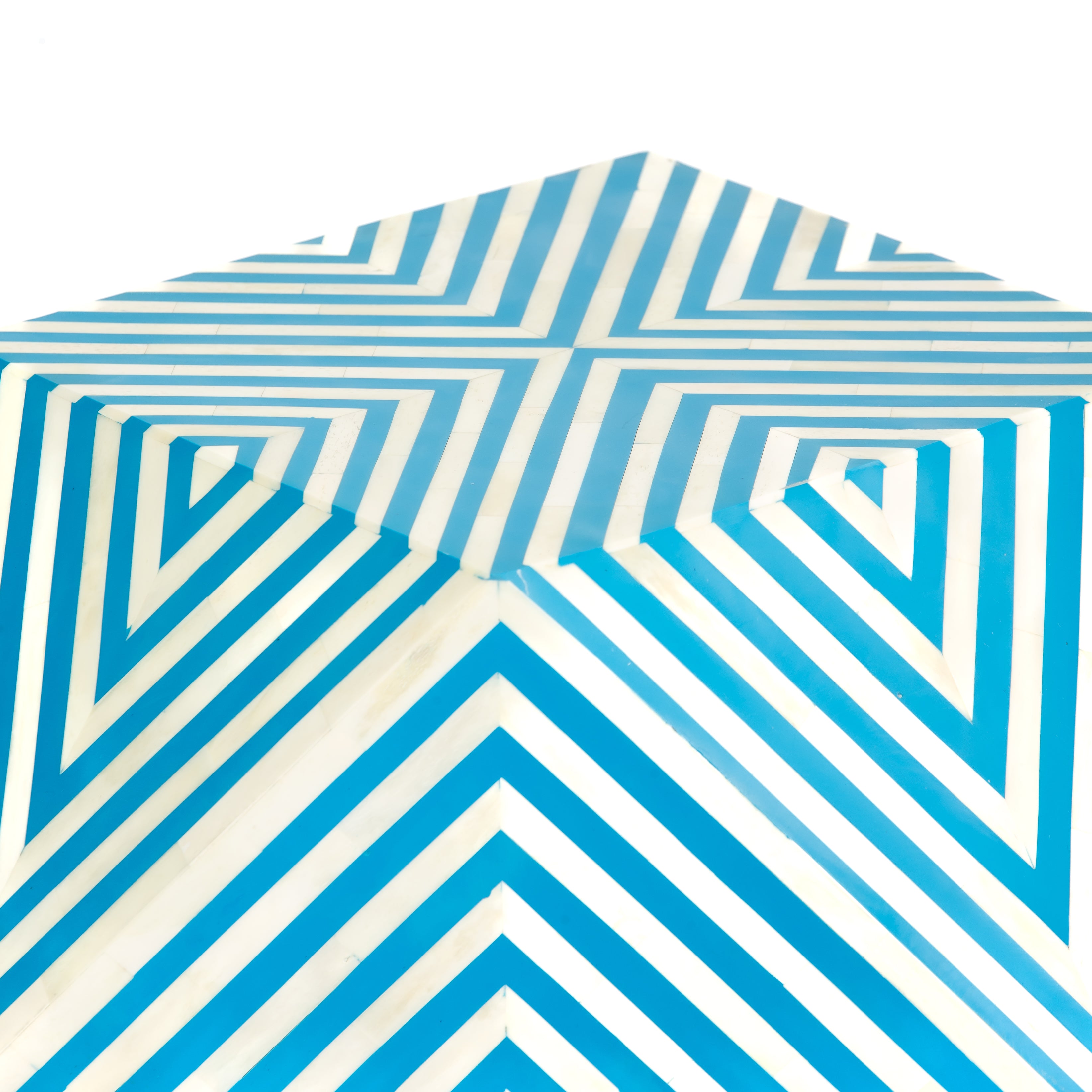 Aryan Side Table - Blue Bone Inlay