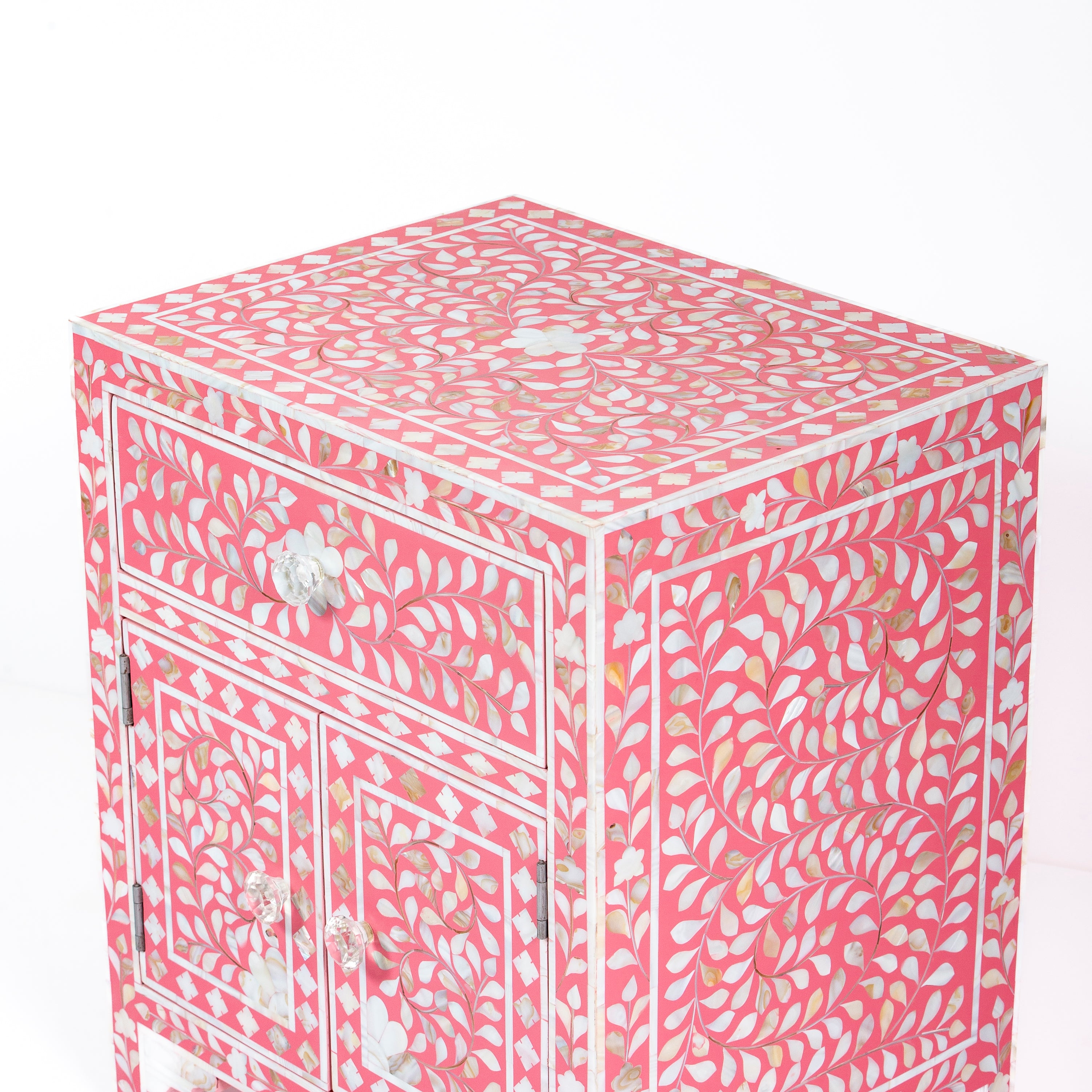 Iris Side Drawer - Pink Mother of Pearl