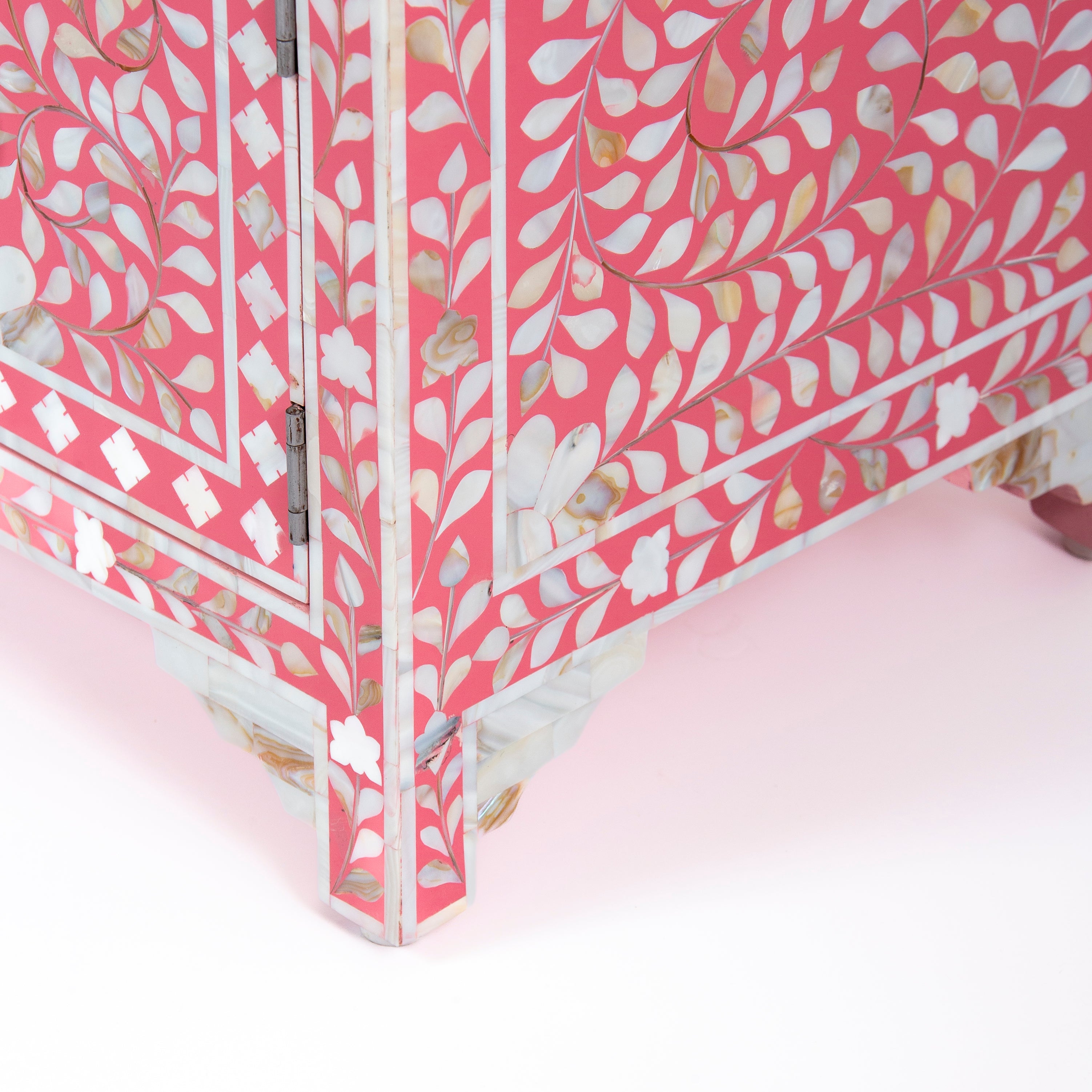 Iris Side Drawer - Pink Mother of Pearl